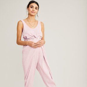 NWT - HATCH wrap around jumpsuit
